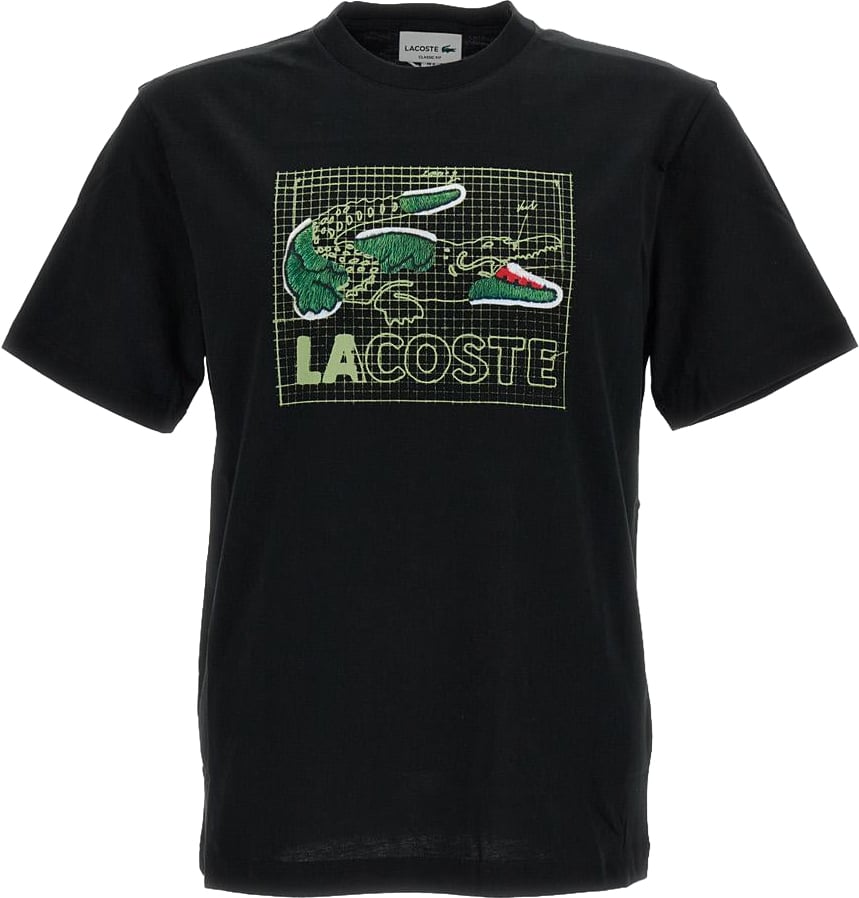 Lacoste T-Shirts And Polos Zwart