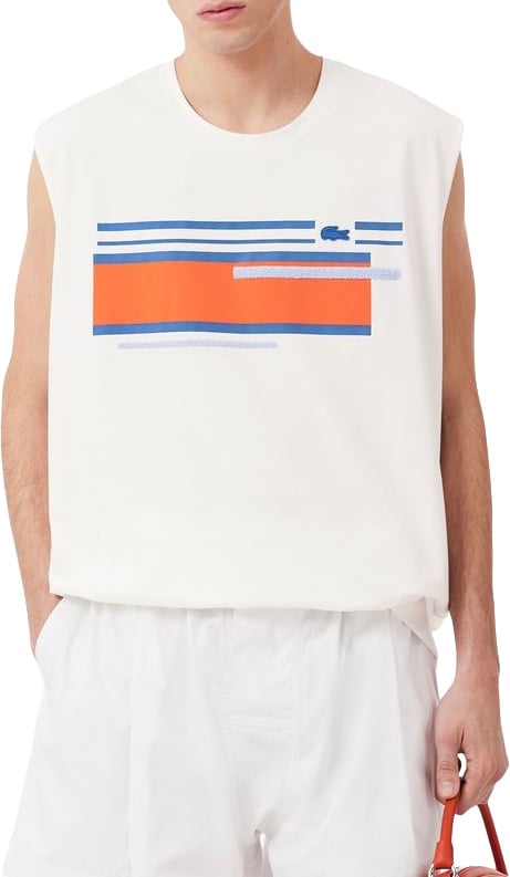 Lacoste Neutron Print T-shirt Farine/multico Divers