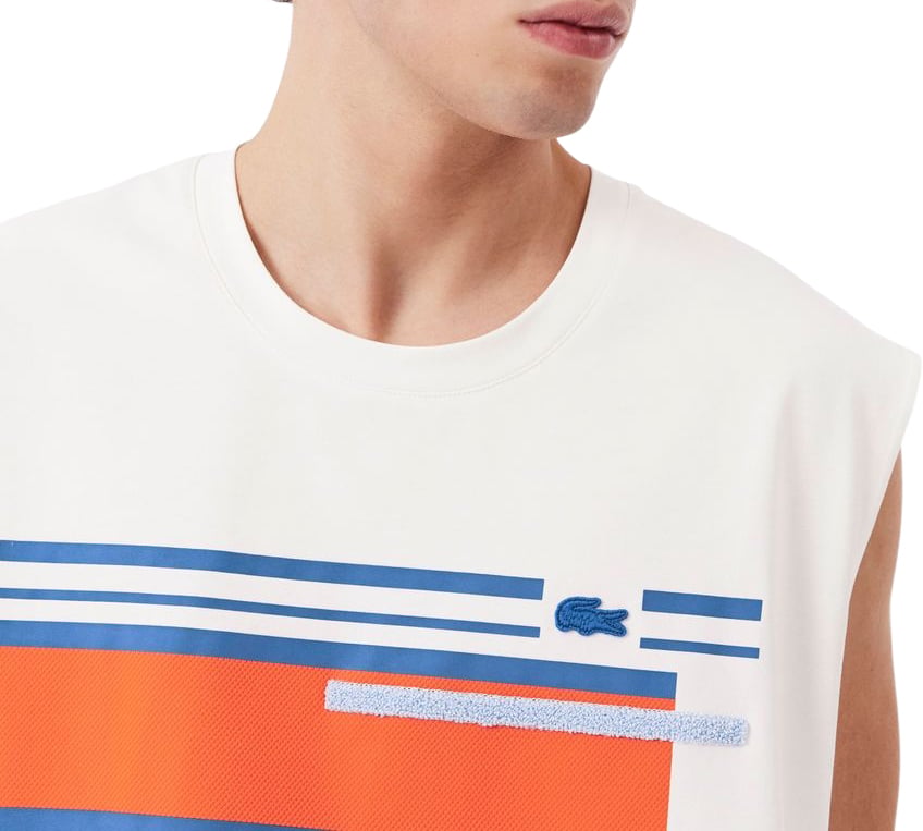 Lacoste Neutron Print T-shirt Farine/multico Divers
