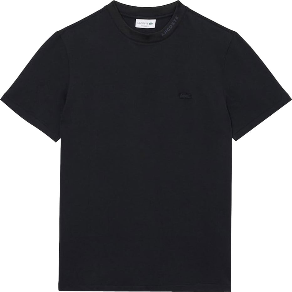 Lacoste T-Shirts And Polos Nero Zwart