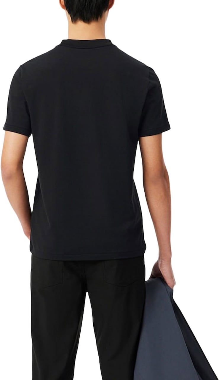 Lacoste T-Shirts And Polos Nero Zwart