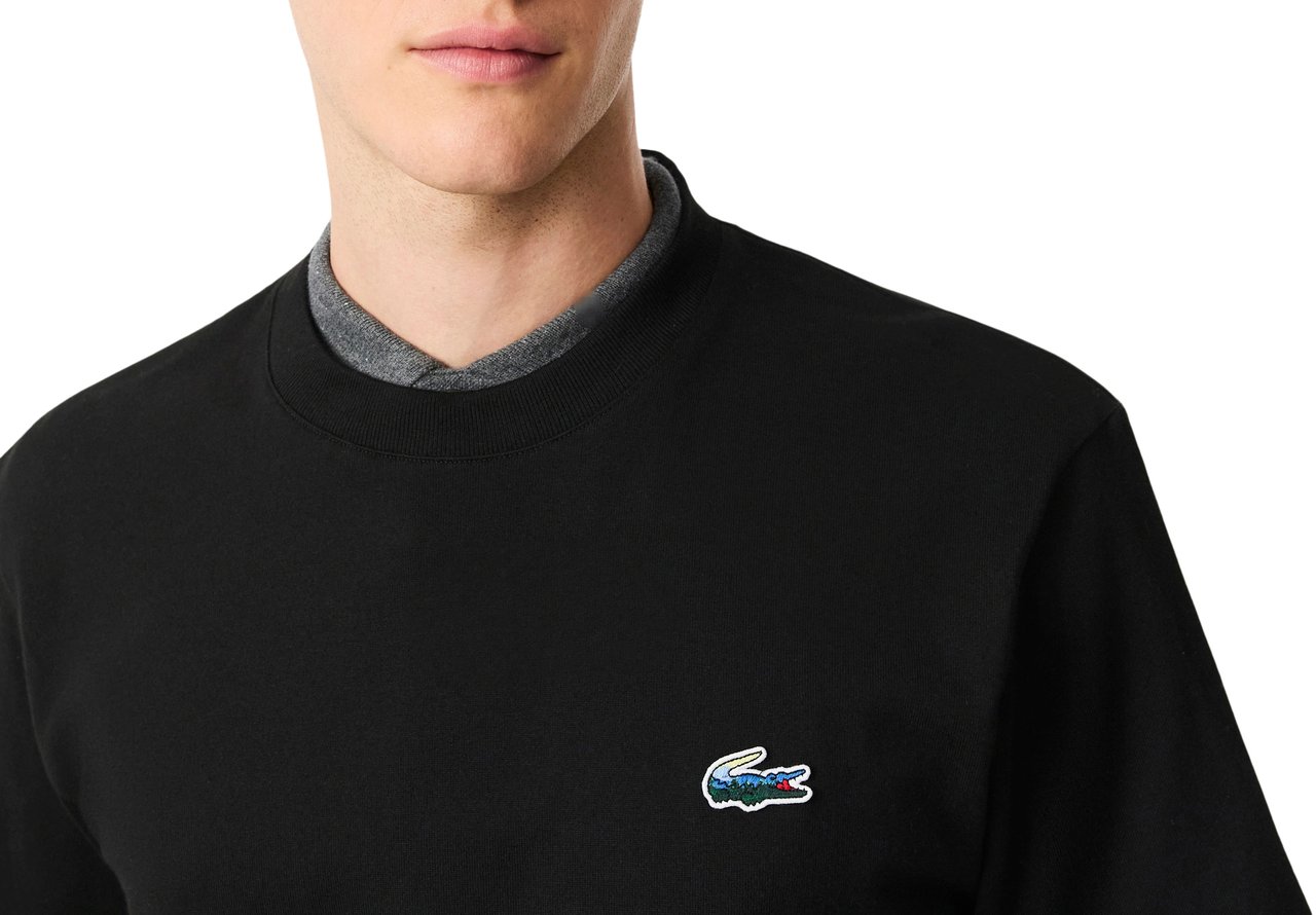 Lacoste T-Shirts And Polos Black Zwart