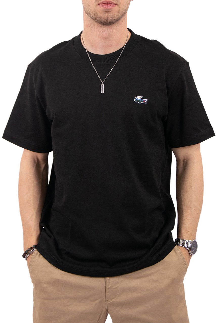 Lacoste Tee T-Shirt Zwart