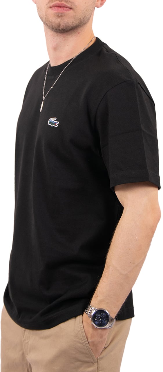 Lacoste Tee T-Shirt Zwart