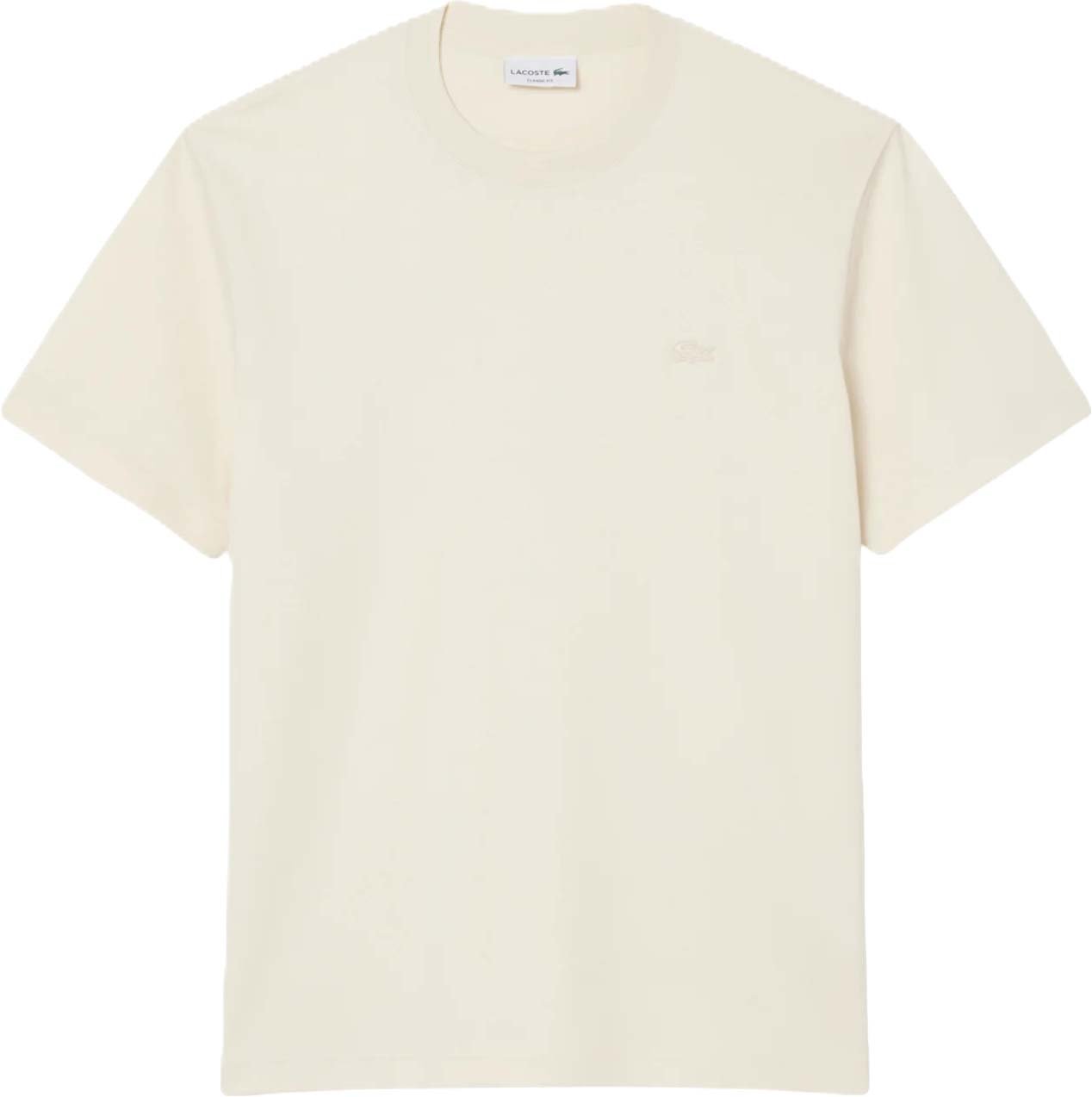 Lacoste T-Shirts And Polos Beige Wit