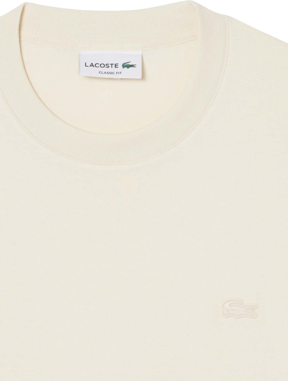 Lacoste T-Shirts And Polos Beige Wit