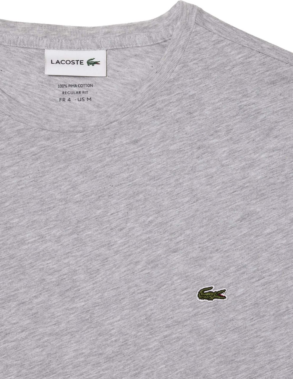 Lacoste T-Shirts And Polos Grigio Lichtgrijs