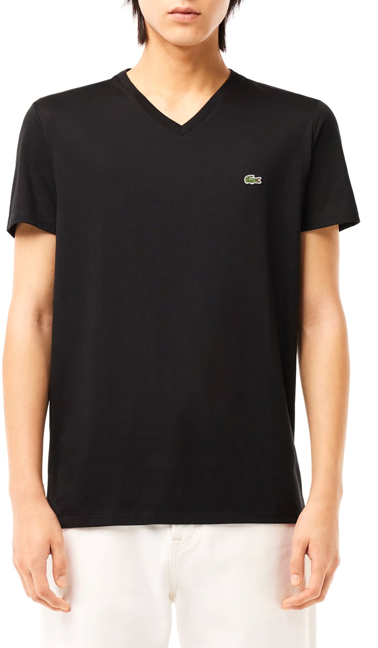 Lacoste T-Shirts And Polos Zwart