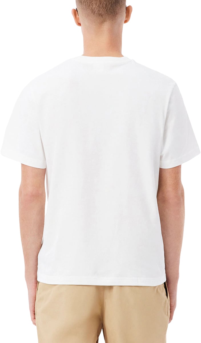 Lacoste 1ht1 Men's Tee-shirt T-shirts Wit Th7318-61 Wit