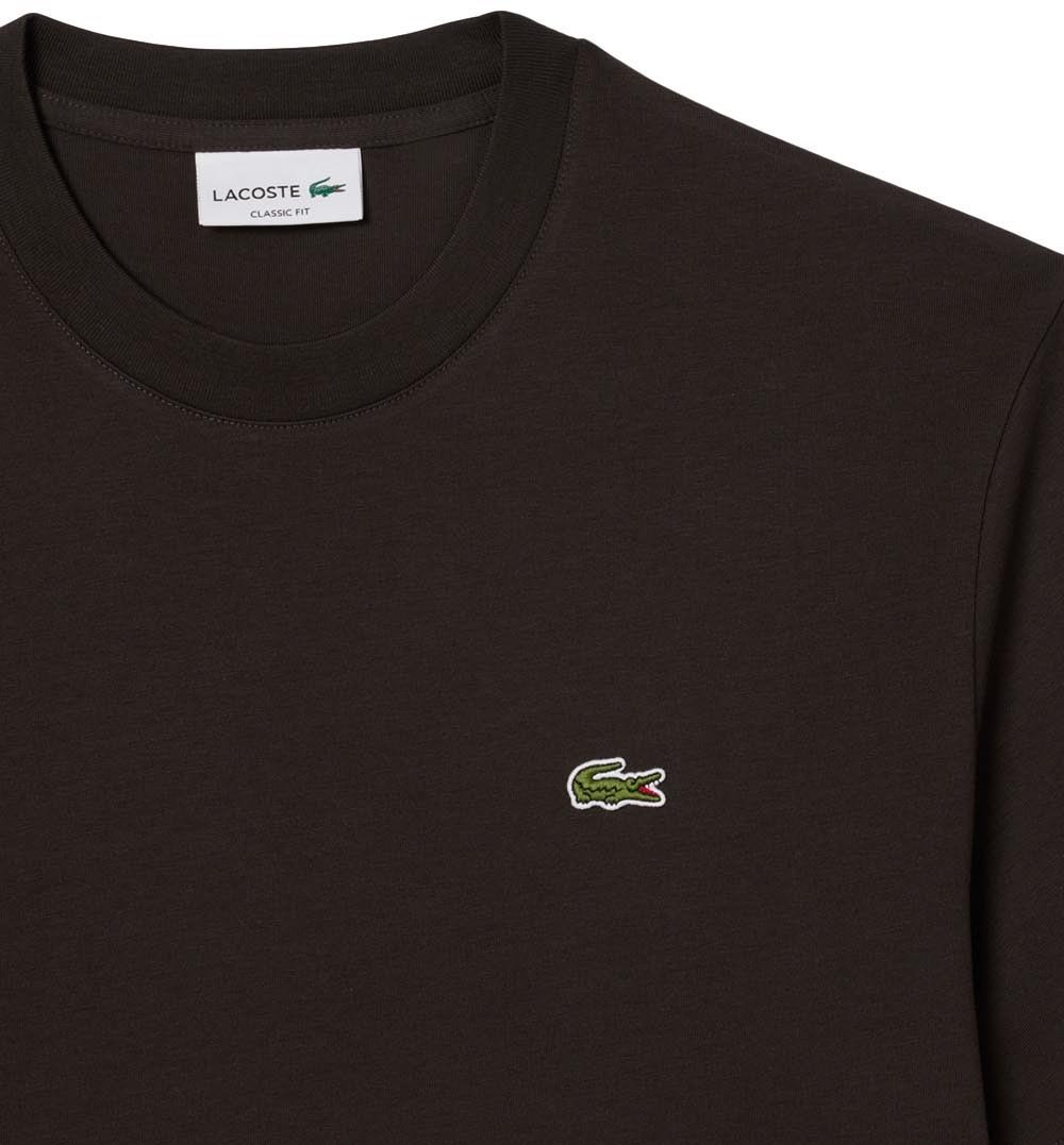 Lacoste Men T-shirt Marron / Brown Divers