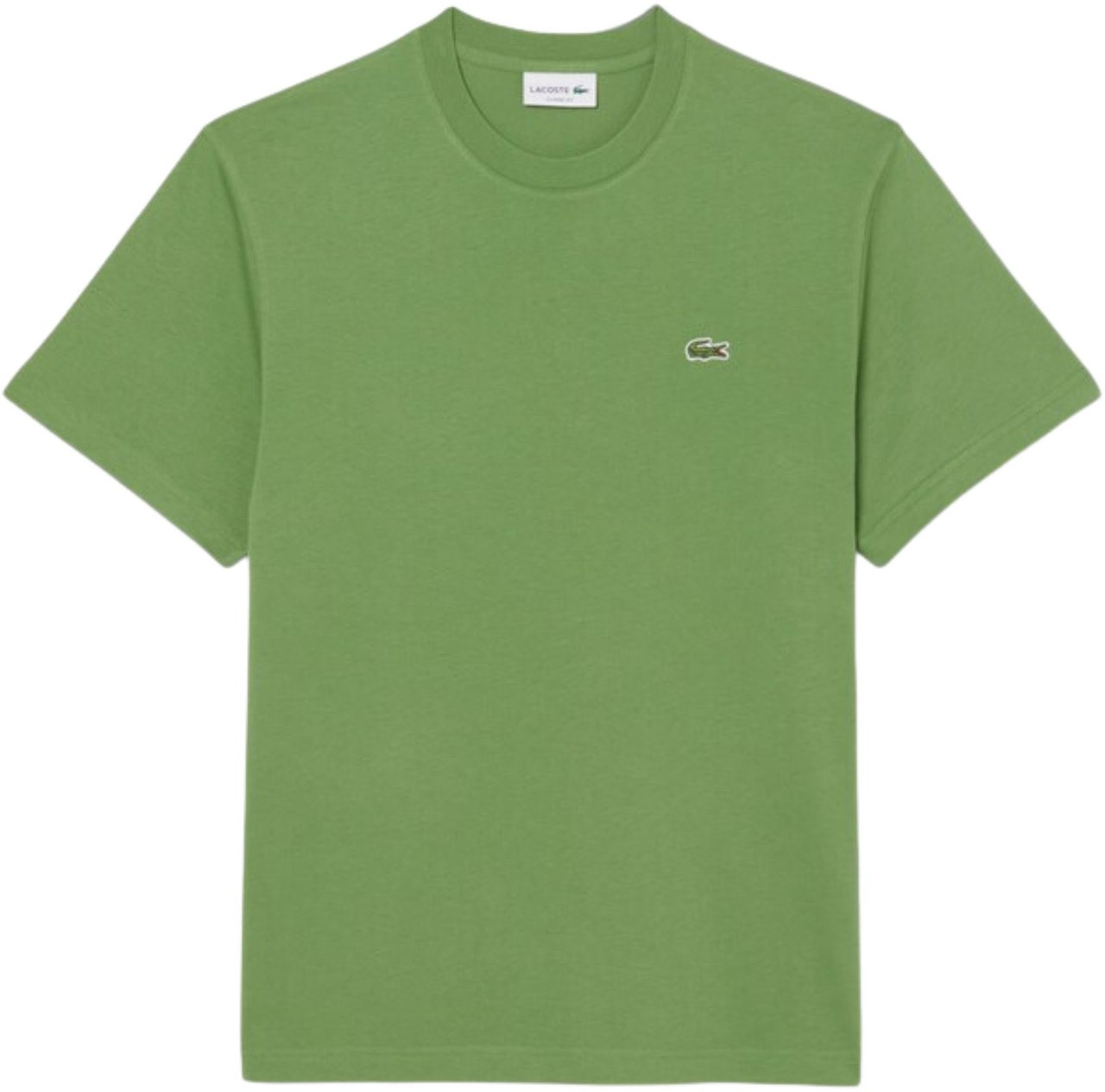 Lacoste 1ht1 Men's Tee-shirt T-shirts Groen Th7318-61 Groen