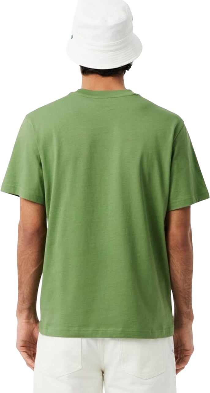 Lacoste 1ht1 Men's Tee-shirt T-shirts Groen Th7318-61 Groen