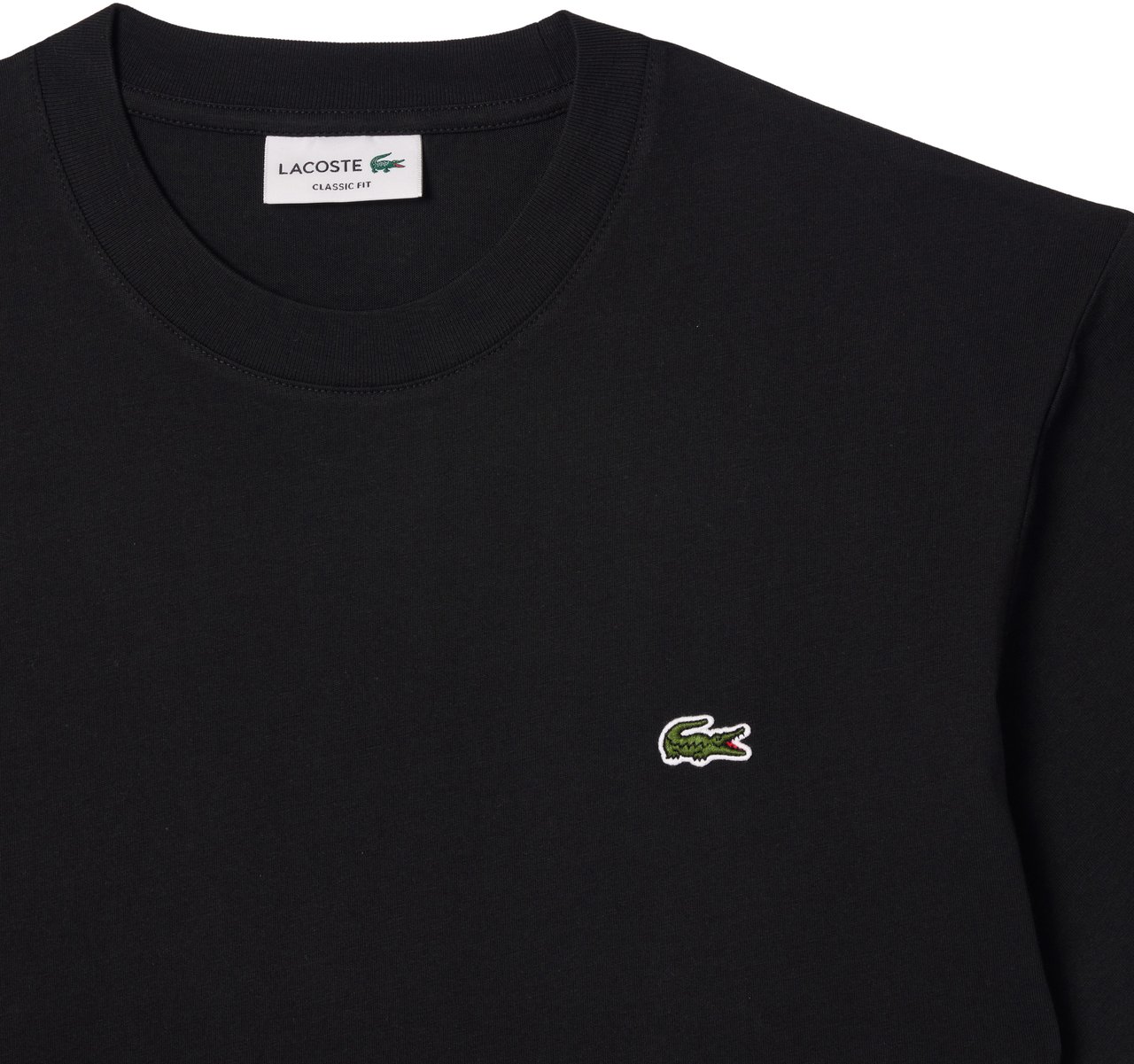 Lacoste T-Shirts And Polos Black Zwart