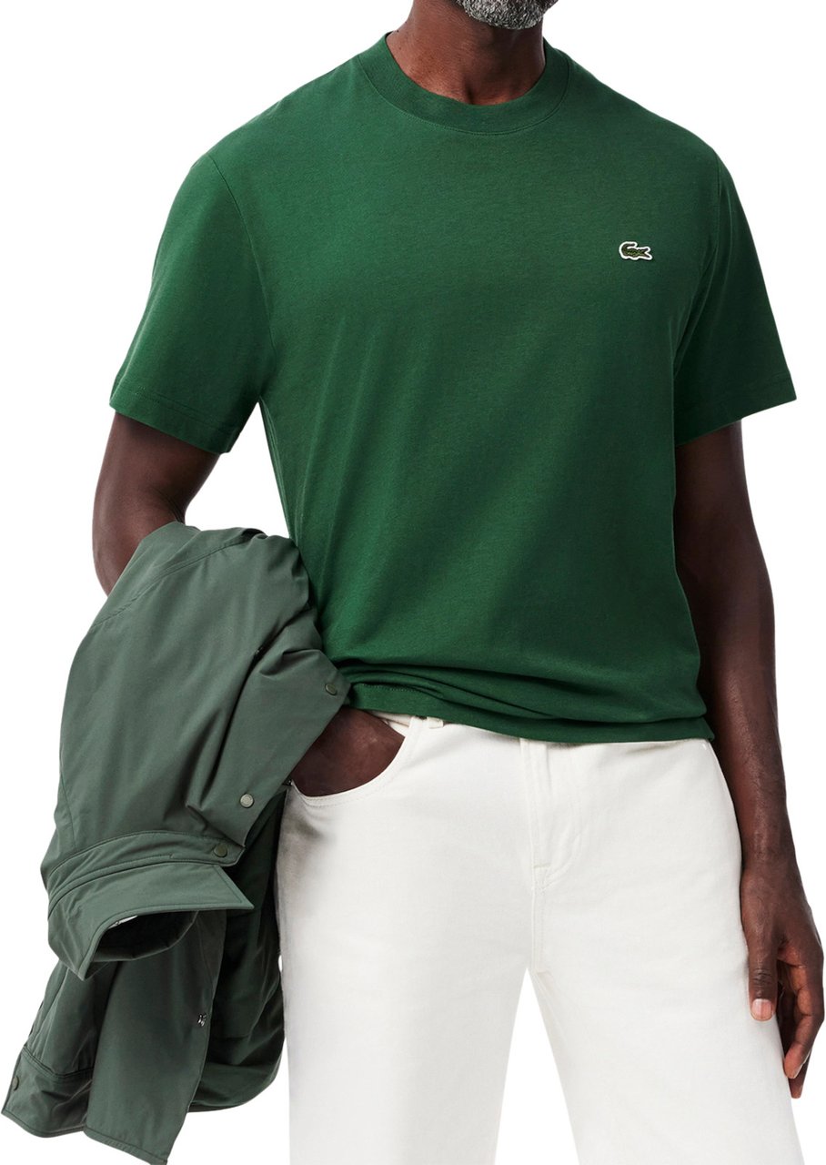 Lacoste T-Shirts And Polos Verde Donkergroen