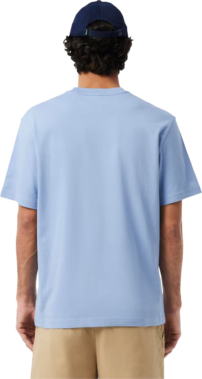 Lacoste 1ht1 Men's Tee-shirt T-shirts Blauw Th7318-61 Blauw