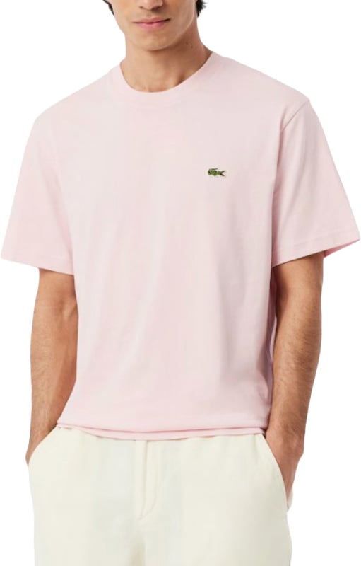 Lacoste T-Shirts And Polos Rosa Chiaro Roze