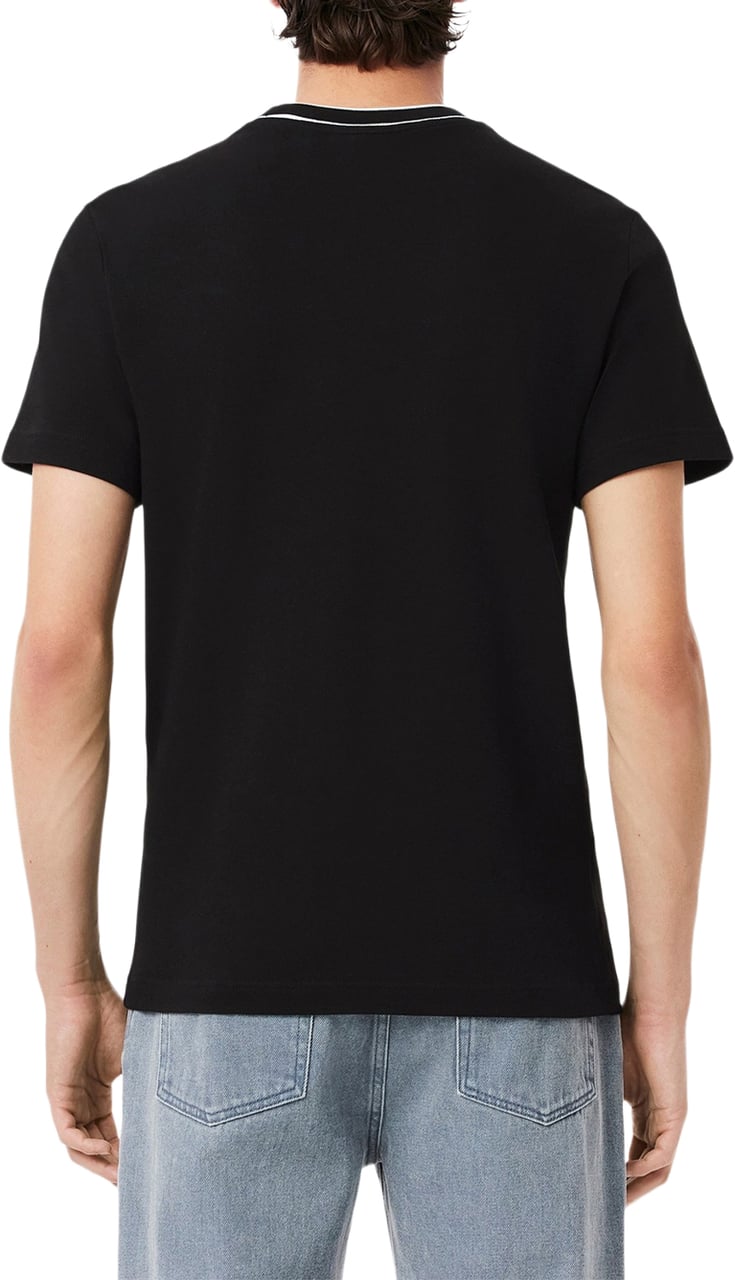 Lacoste T-Shirts And Polos Nero Zwart