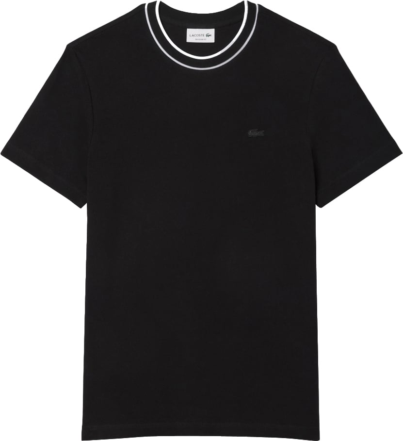 Lacoste T-Shirts And Polos Nero Zwart