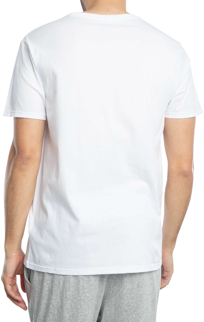 Lacoste % Katoen Rond T-shirt Wit ( stuks) Wit