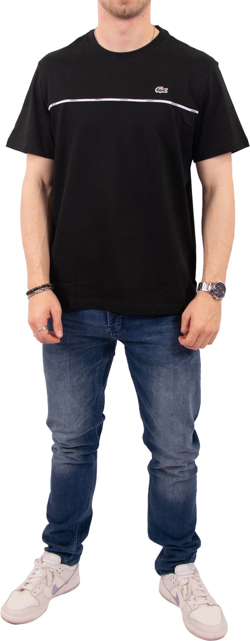 Lacoste Tee T-Shirt Zwart