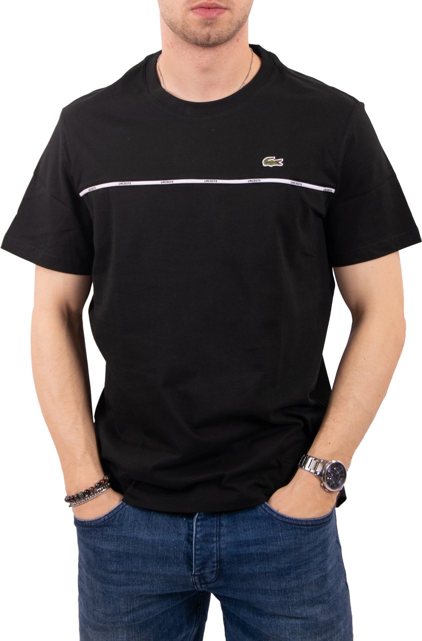 Lacoste Tee T-Shirt Zwart