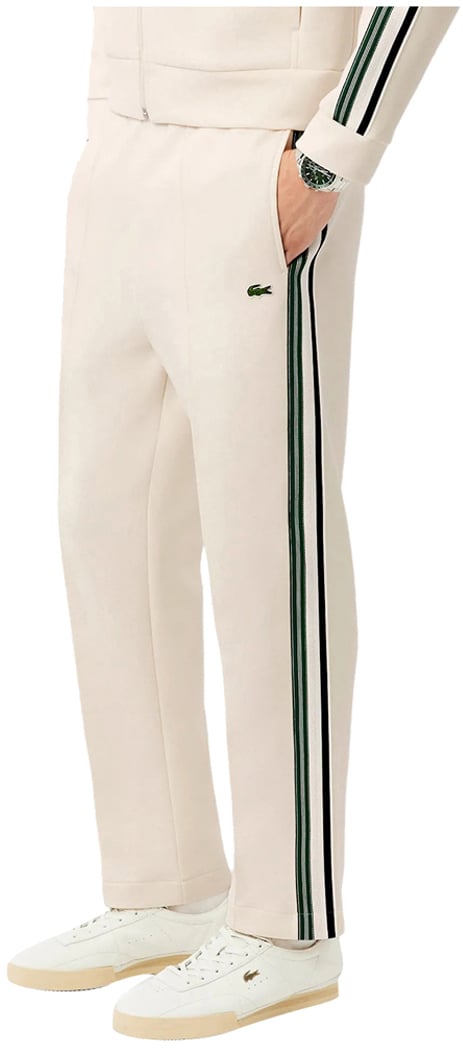 Lacoste Trousers Ivory Wit