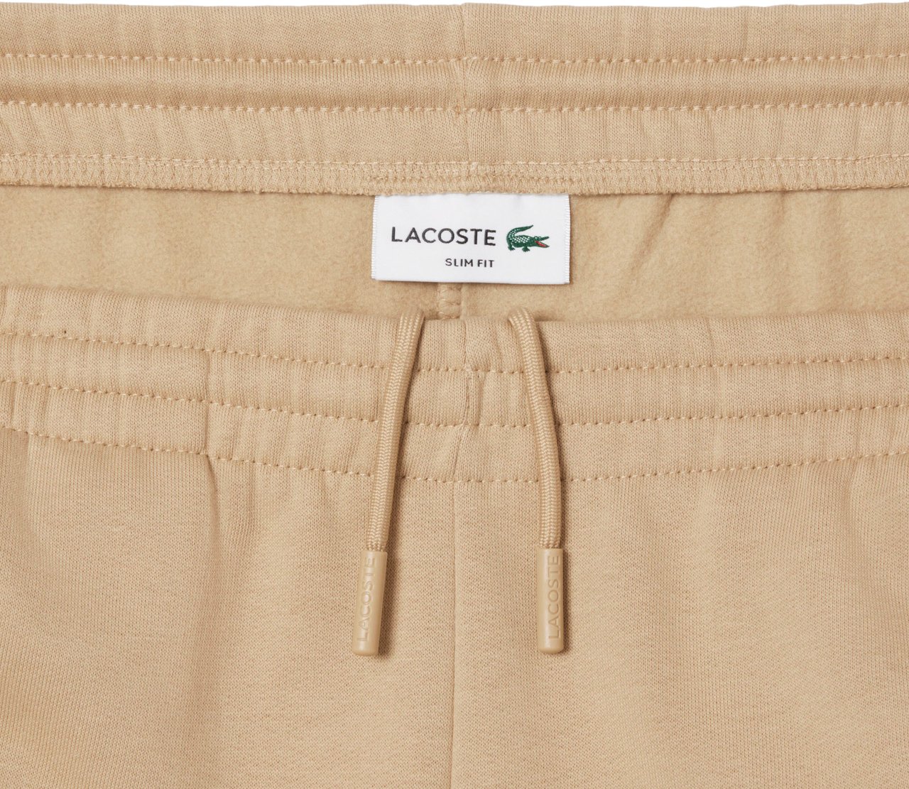 Lacoste HW Joggings Broek Beige Beige