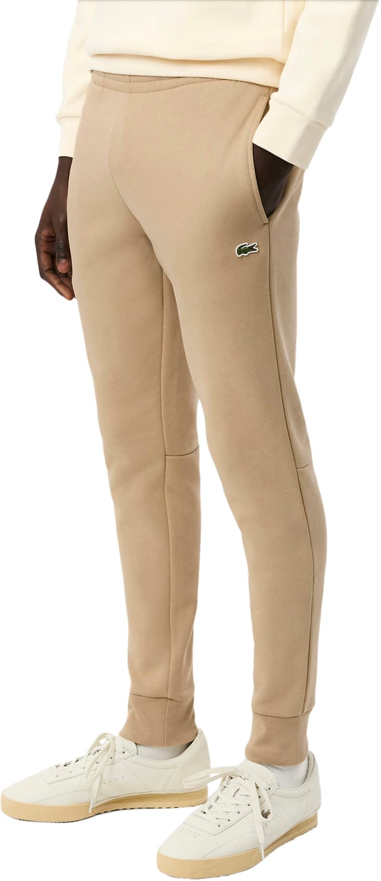 Lacoste HW Joggings Broek Beige Beige