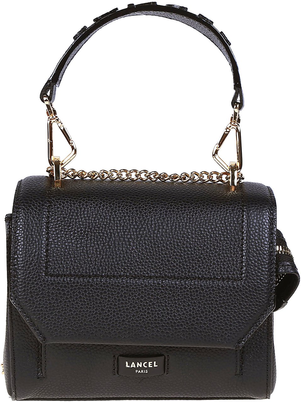 Lancel Ninon Small Flap Bag Black Zwart