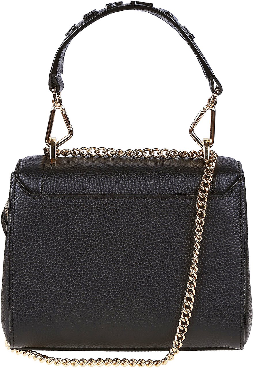 Lancel Ninon Small Flap Bag Black Zwart