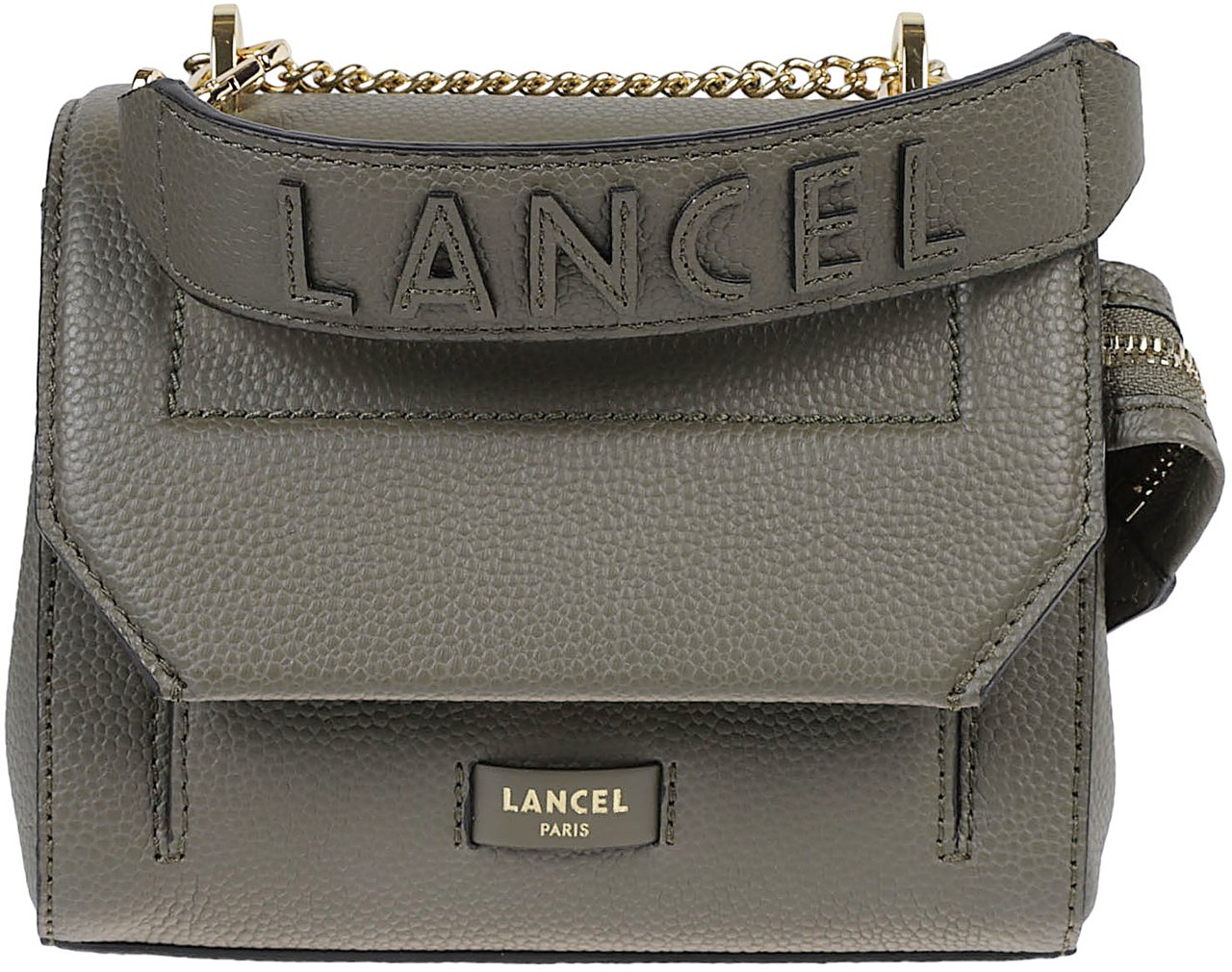 Lancel Ninon Small Flap Bag Green Groen