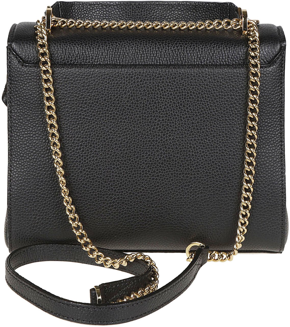 Lancel Ninon Medium Flap Bag Black Zwart