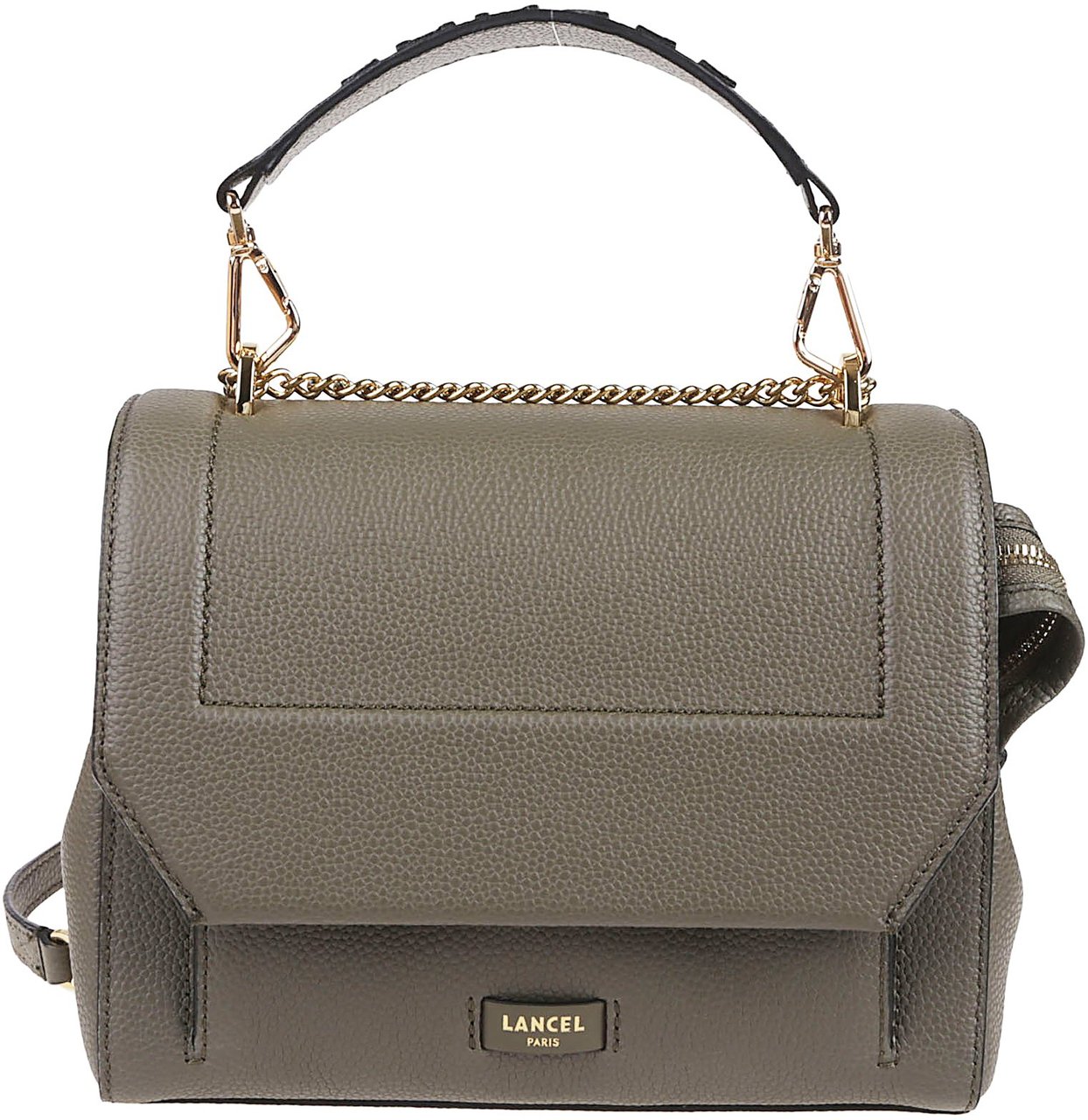 Lancel Ninon Medium Flap Bag Green Groen