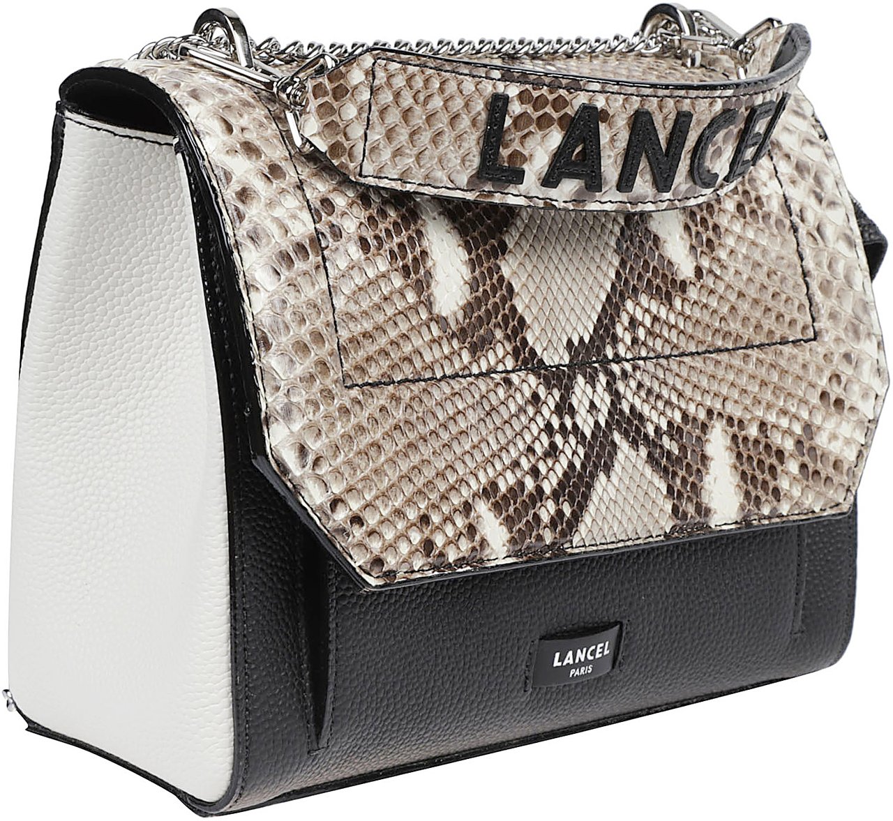Lancel Ninon Medium Flap Bag Nude & Neutrals Beige