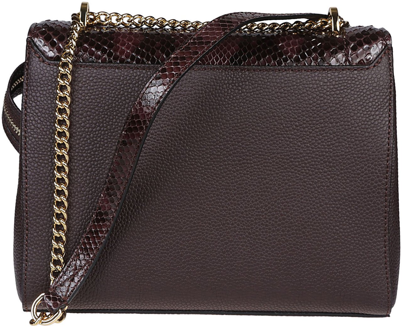 Lancel Ninon Medium Flap Bag Brown Bruin