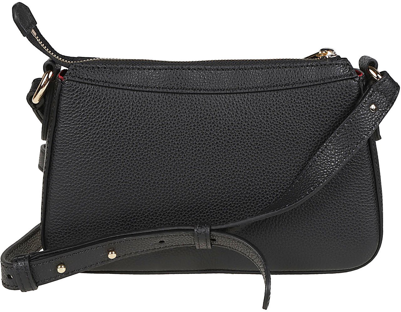 Lancel Faubourg Mini Top Zip Bag Black Zwart