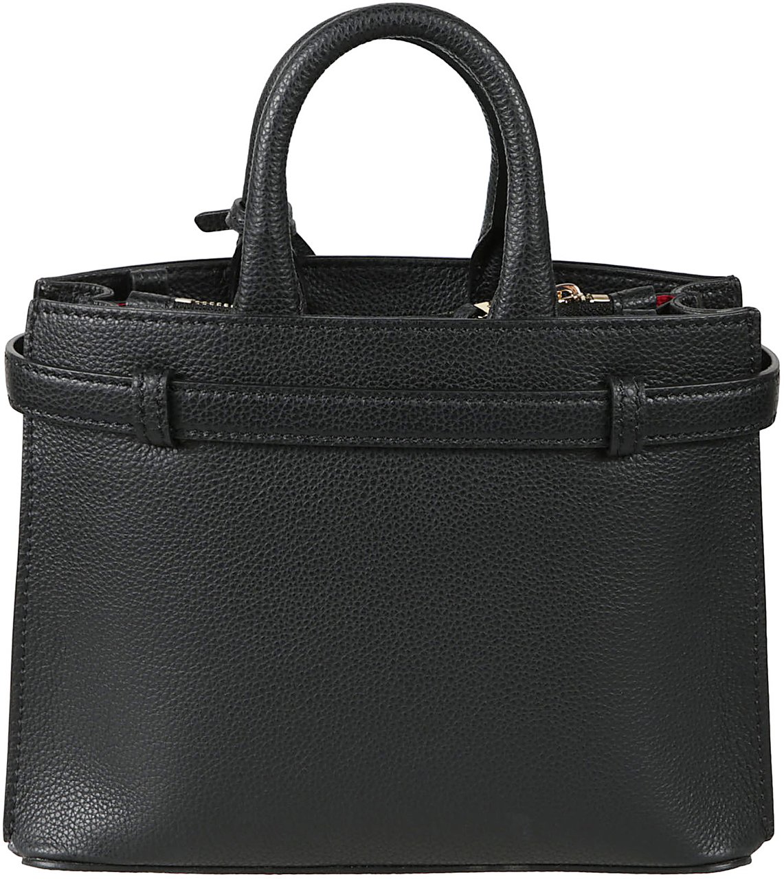 Lancel Faubour Small Zip Carryall Bag Black Zwart