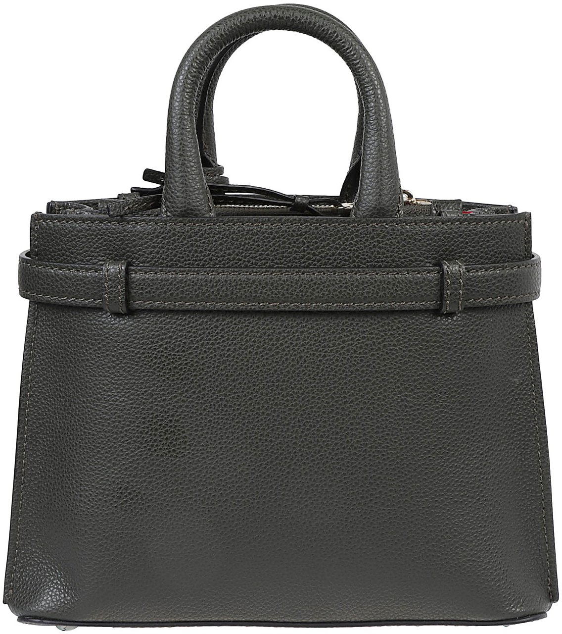 Lancel Faubour Small Zip Carryall Bag Green Groen