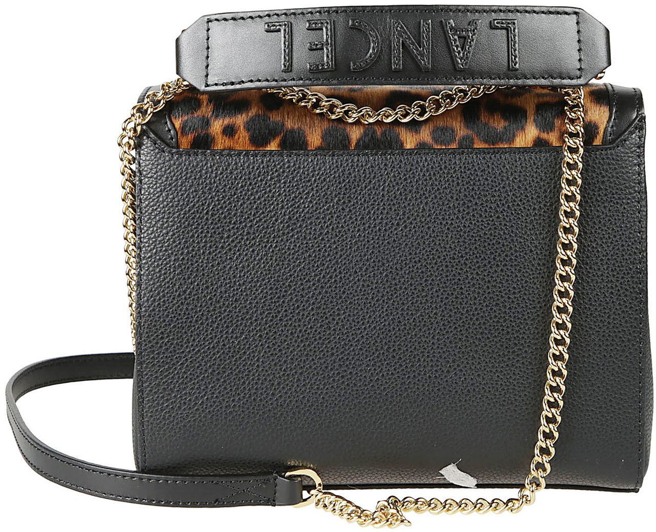 Lancel Ninon Medium Flap Bag Black Zwart