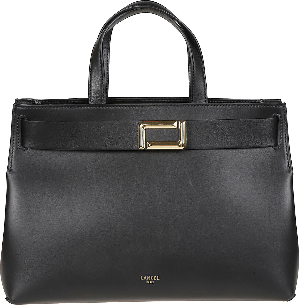 Lancel Angele Medium Tote Bag Black Zwart