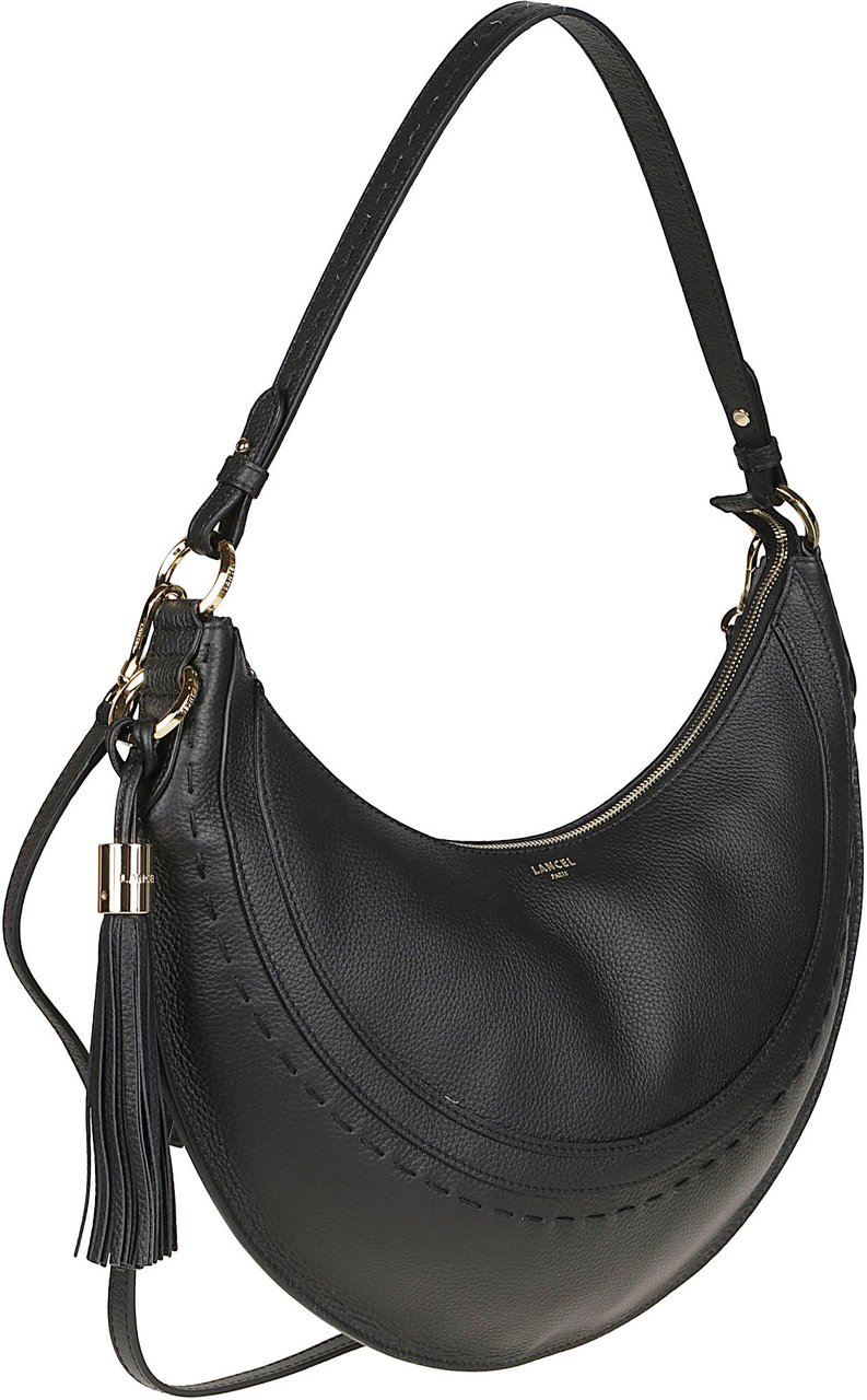 Lancel Hoboheme Medium Bag Black Zwart