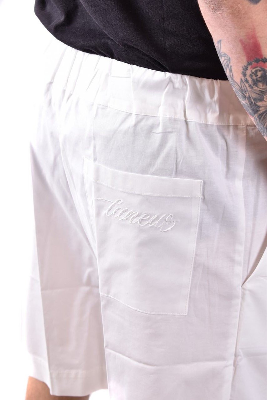 Laneus Trousers White Wit