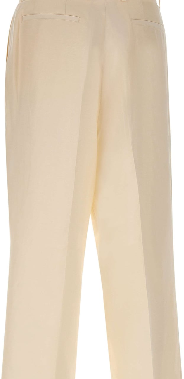Laneus Trousers White Wit