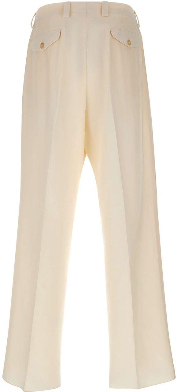Laneus Trousers White Wit