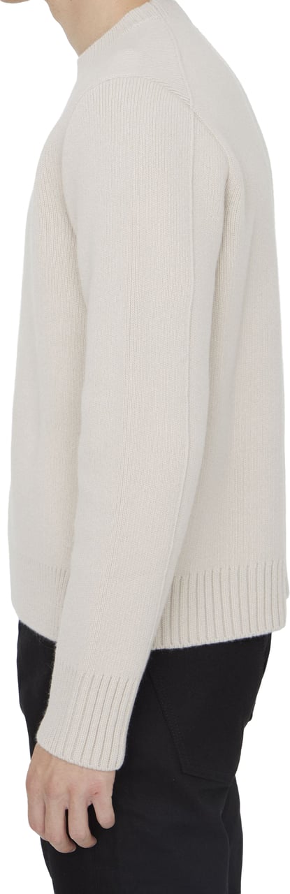 Lanvin Wool and cashmere sweater Beige