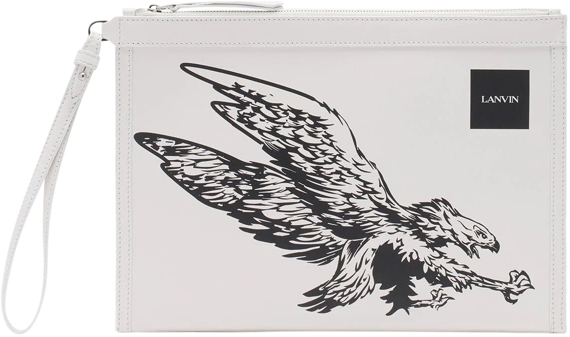 Lanvin Lanvin Wallets White Man Dierenprint