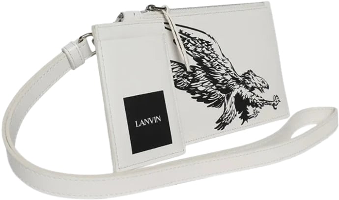 Lanvin Lanvin Wallets White Man Dierenprint
