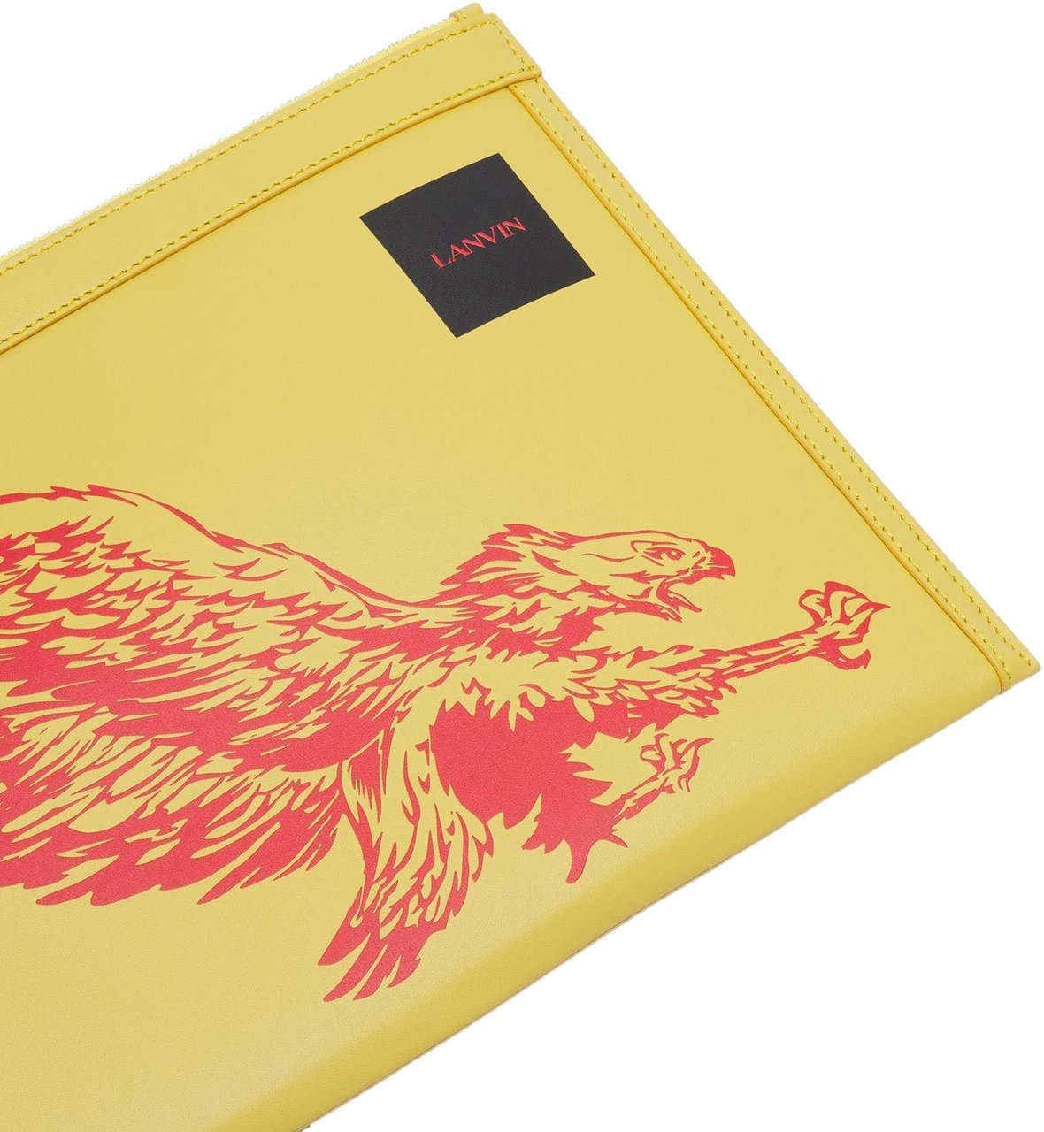 Lanvin Lanvin Wallets Yellow Man Dierenprint