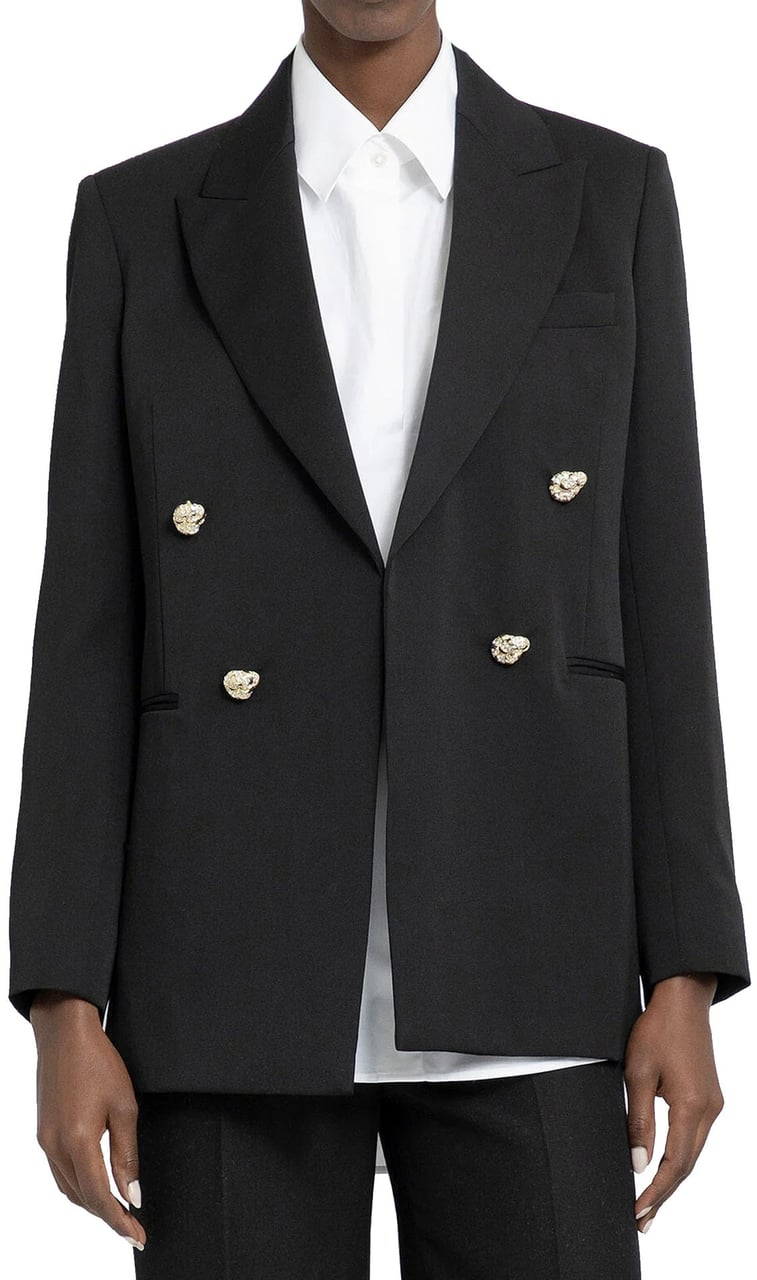Lanvin Lanvin Wool Blazer Zwart