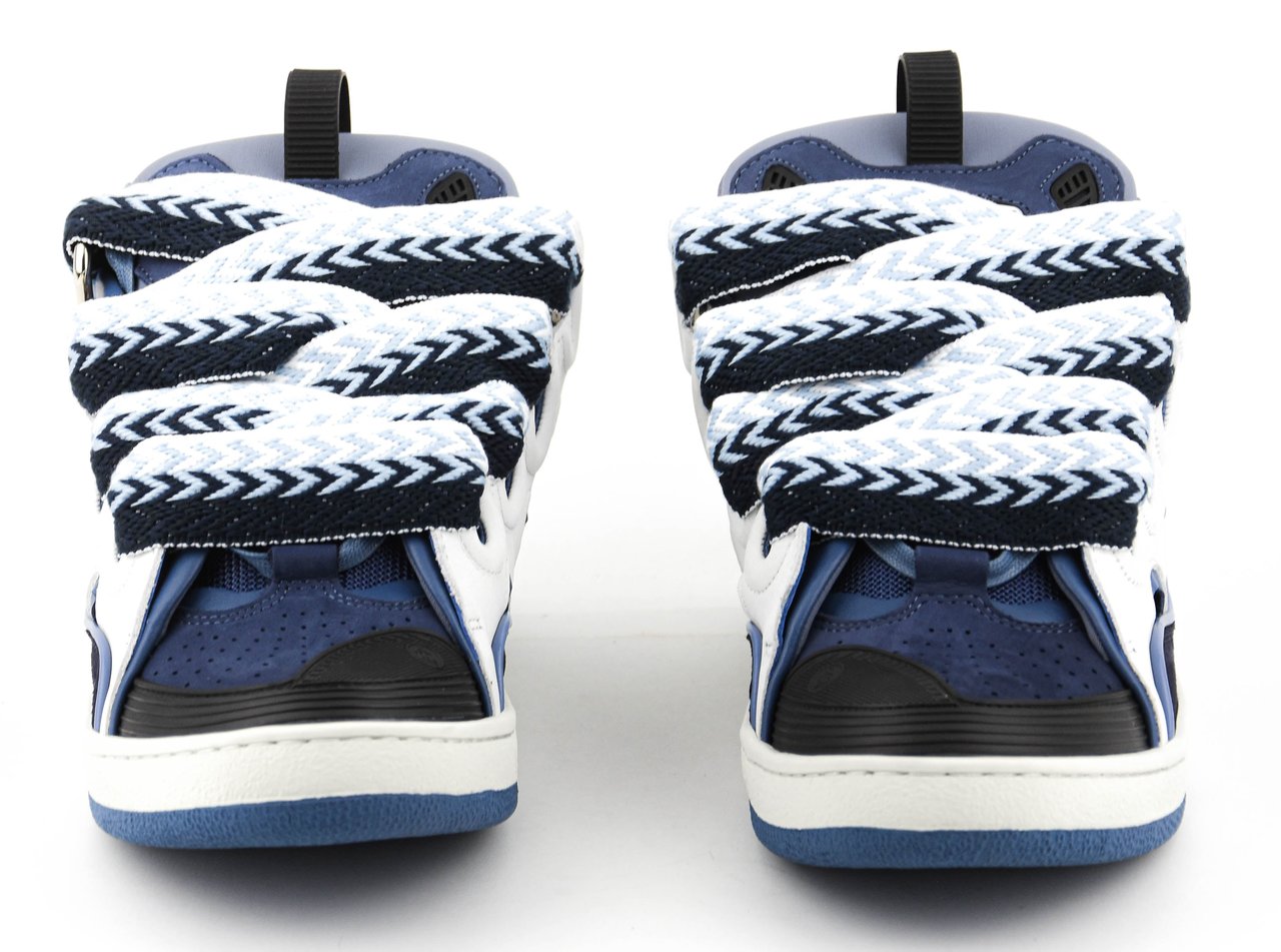 Lanvin Curb Sneaker Blue Noir Blue Blauw